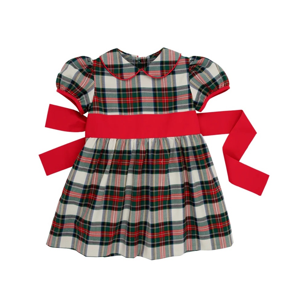 TBBC Cindy Lou Sash Dress Aiken Place Plaid with Richmond 18-24mo, 2T, 3T. NWT.